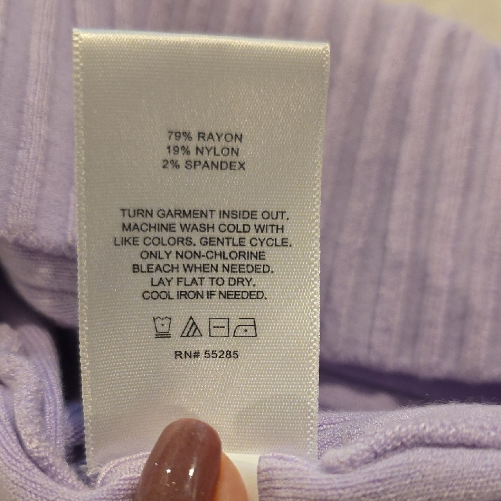 Express Lavender Mini Dress - Picture 4 of 5